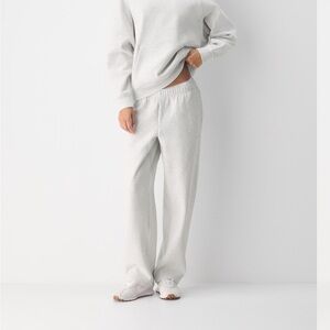 Aritzia Light Gray Sweatfleece Hoodie